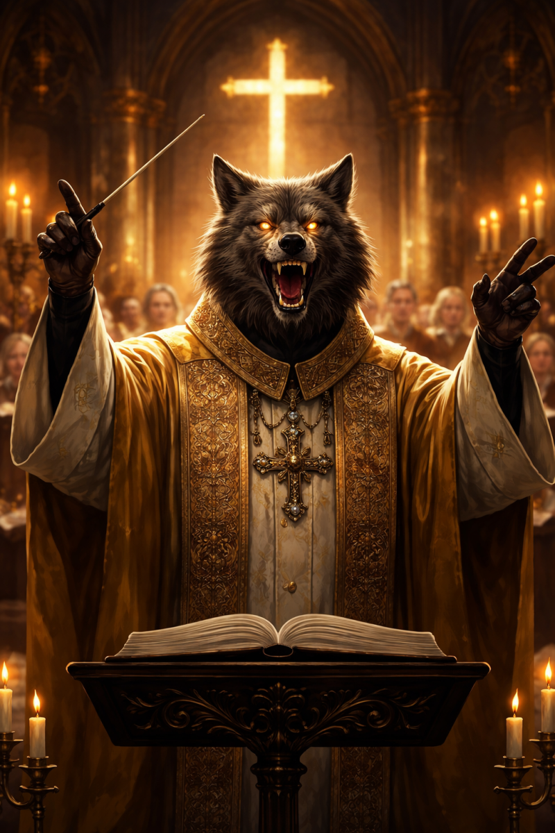 De misleider, de “iemand”, wacht een verschrikkelijk lot.  Deze “iemand” wordt door God zelf weggedaan.