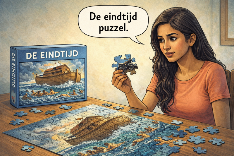 De eindtijd met Noachs eindtijd als voorbeeld
