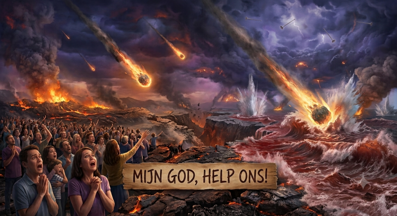 Help, mijn God, redt ons. Zacharia 13:9