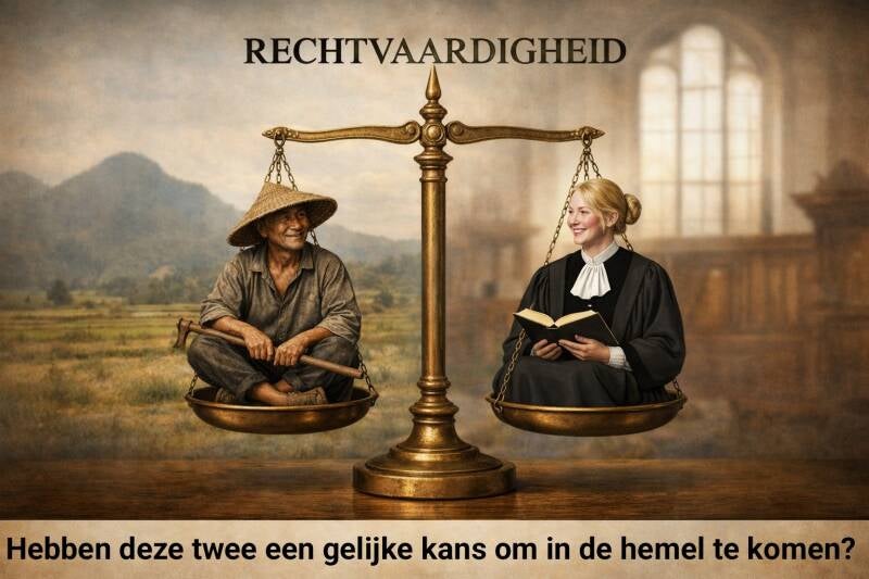 Een Chinees en een dominee, een gelijke kans om in de hemel te komen?