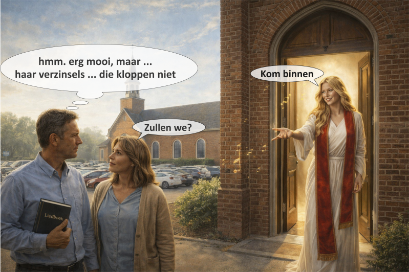 Geloven kan binnen en buiten de kerk