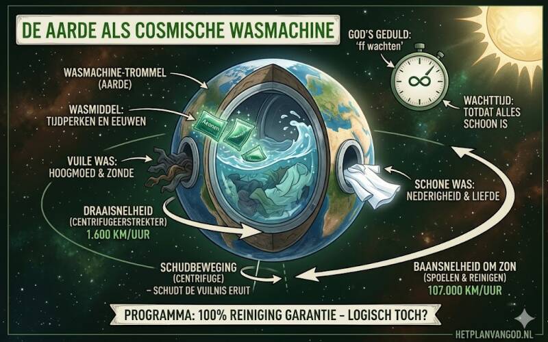 Kosmische wasmachine: reiniginsgarantie 100 %