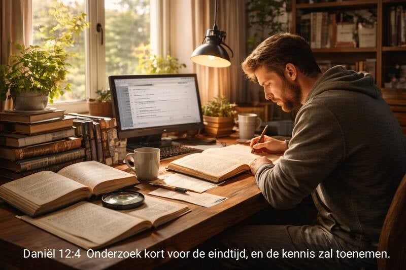 Daniël 12:4 velen zullen onderzoek doen kort voor de eindtijd en de kennis zal toenemen. 