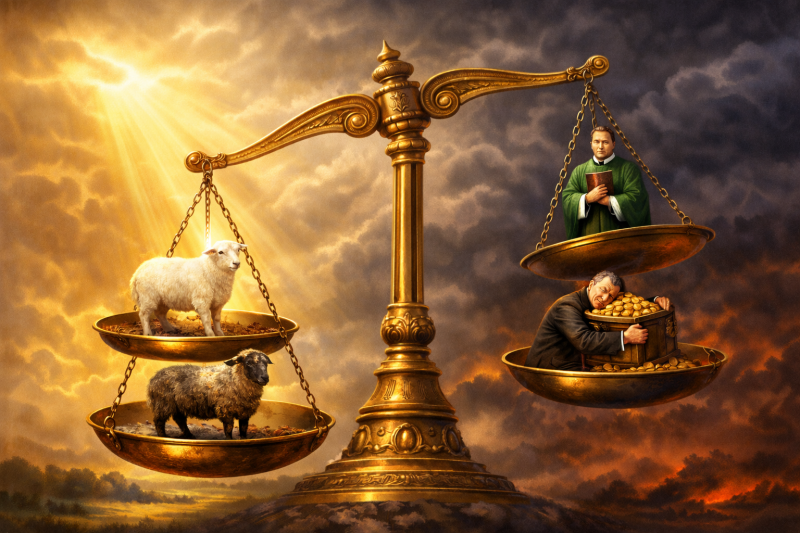 Wereldbevolking opgedeeld  i.v.m. de eindtijd 