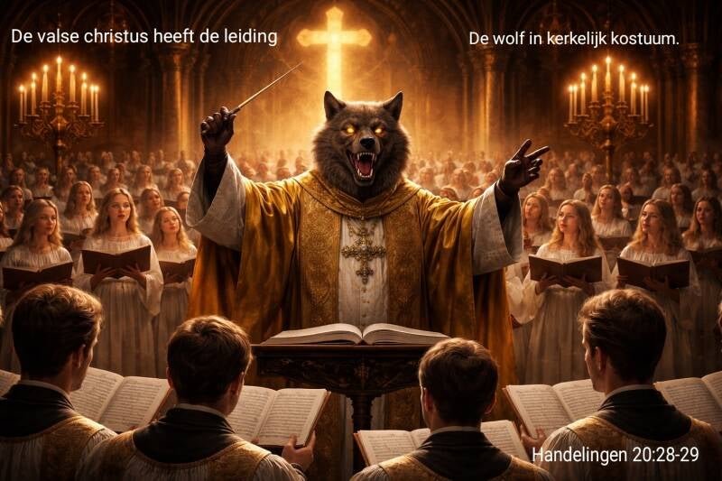 Deze wolven – jouw medebroeders – zullen de waarheid verdraaien,  Het staat in Handelingen 20:29-30, je hoeft er niet naar te graaien.