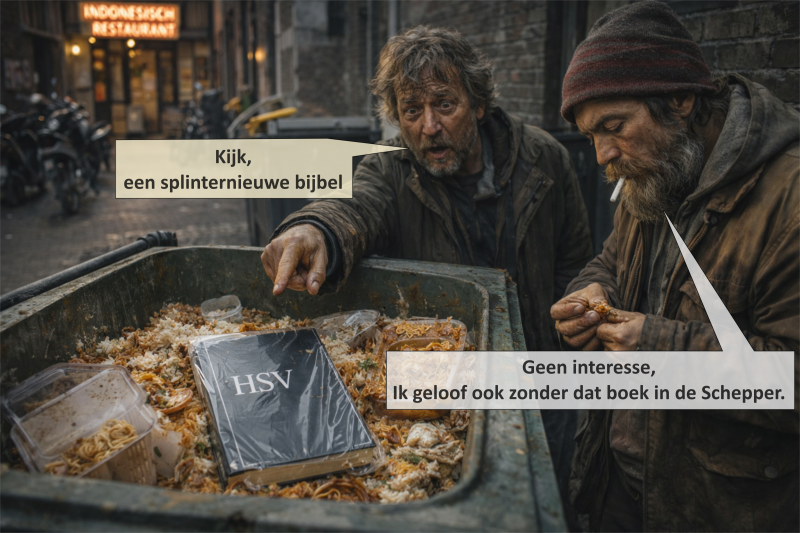 Geloven kan ook zonder de bijbel