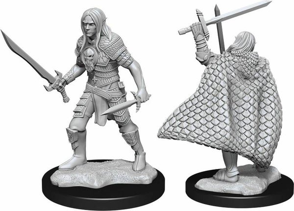 Elf Fighter Male - Deep Cuts Unpainted Miniatures