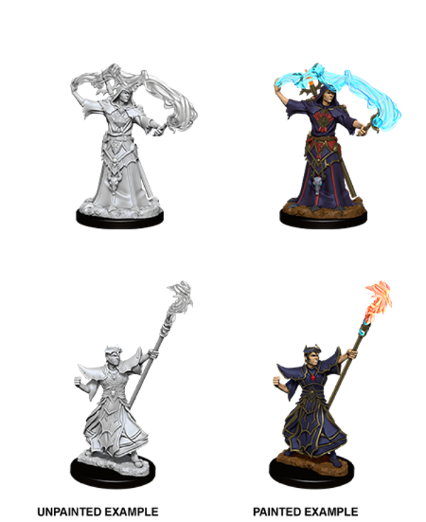 Human Sorcerer Male - Deep Cuts Unpainted Miniatures