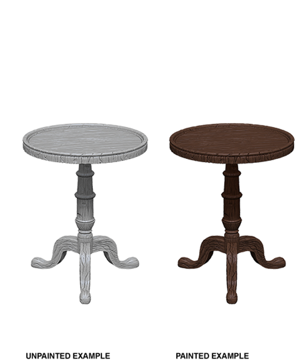 Small Round Tables - Deep Cuts Unpainted Miniatures