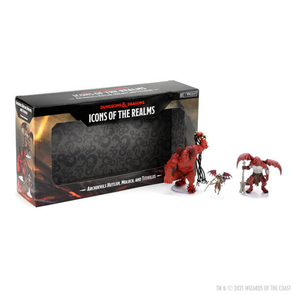 Icons of the Realms: Archdevils Hutijin, Moloch & Titivilus