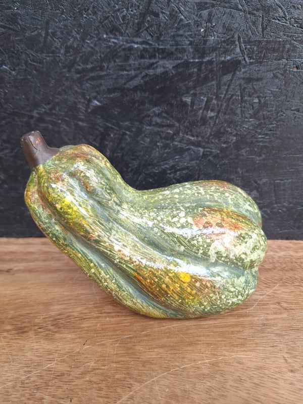 Decoratie pompoen | Keramiek  | Groen |