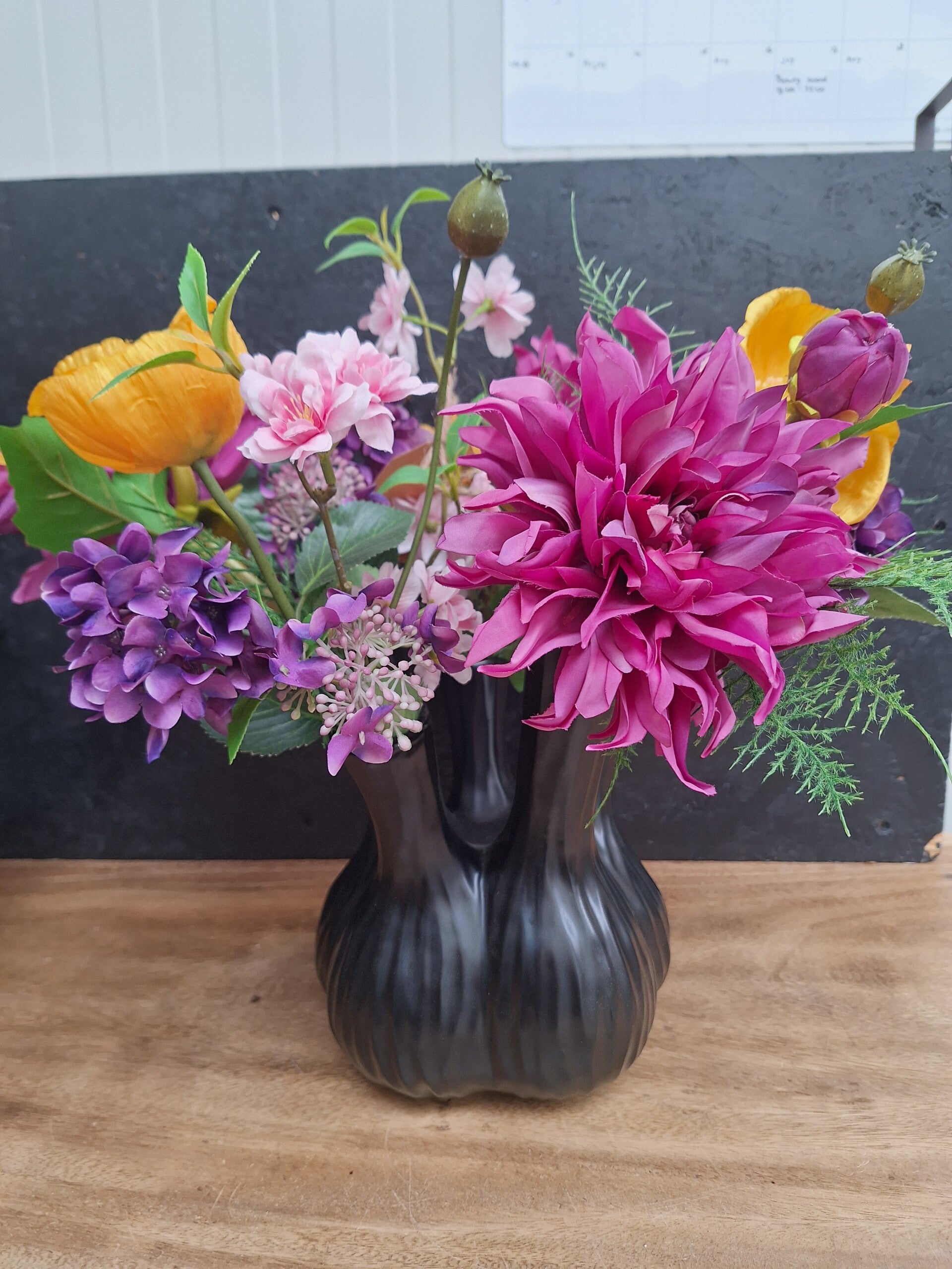 Tulpen vaas incl bloemen