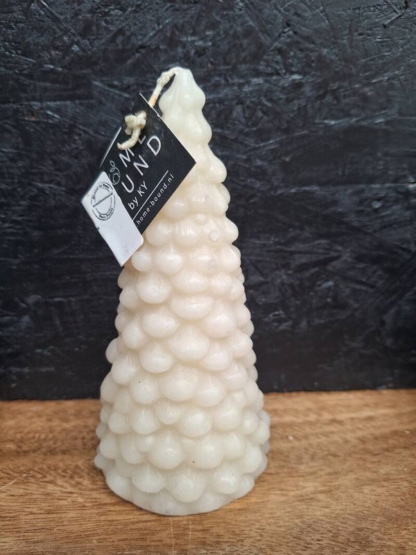 Kaars kerstboom | Beige | 2 Maten