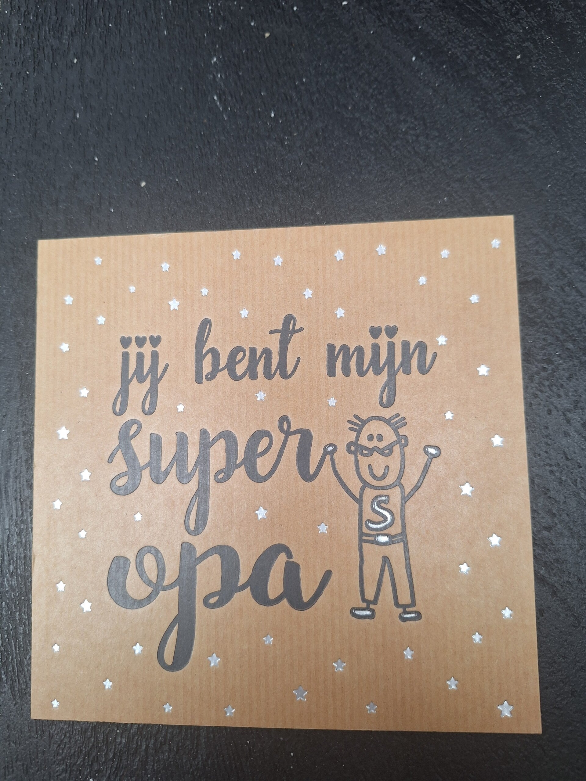 Ansichtkaart | Jij bent mijn super opa