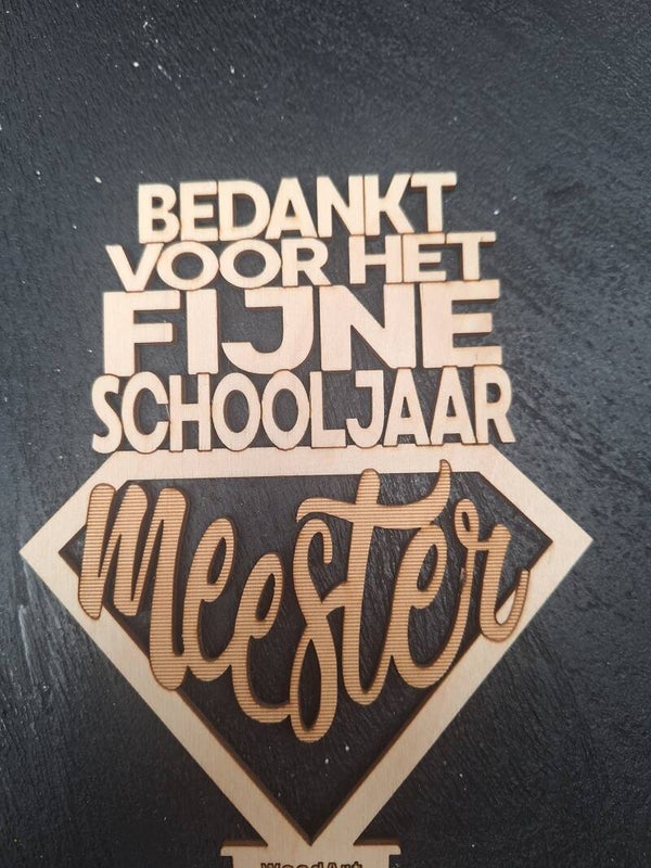Meester bedankt