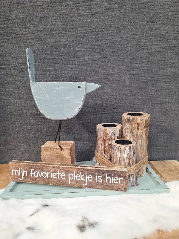 Set favoriete plekje | Naturel zacht groen