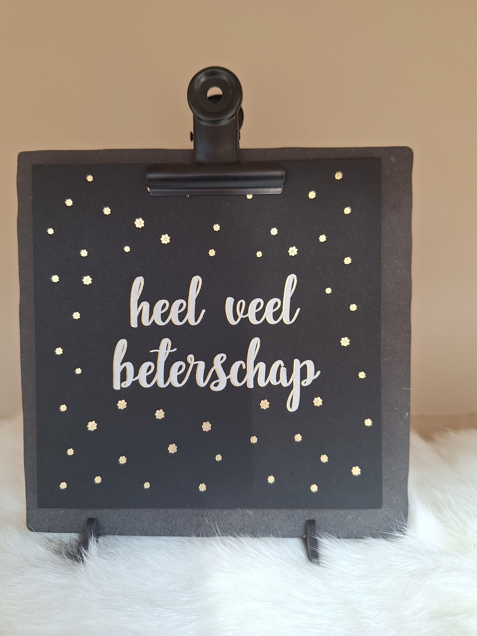 Klembord met 5 kaarten | Zwart of Naturel