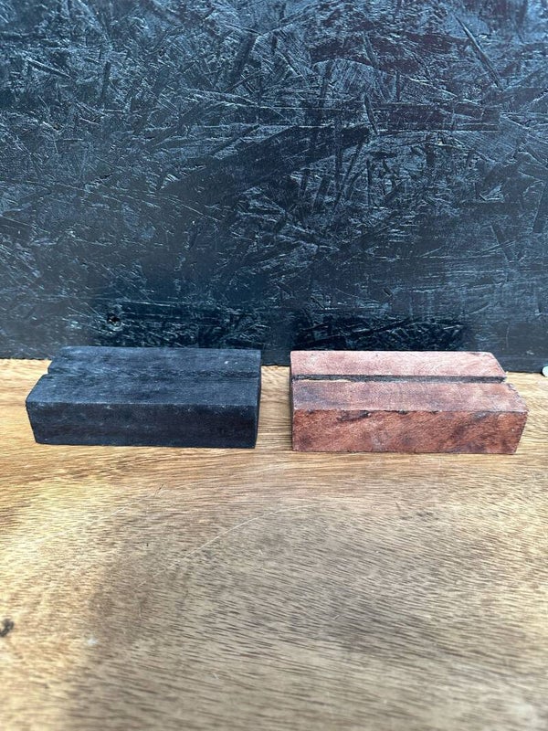 Tegeltjes houder | Hout | Zwart | Walnut