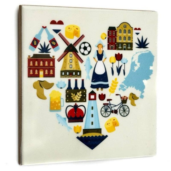Tegeltje | Ik hou van Holland |