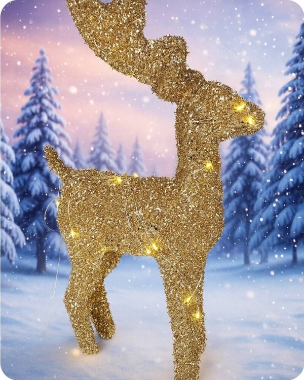 Hert Herwig | Led | Goud | 2 Maten