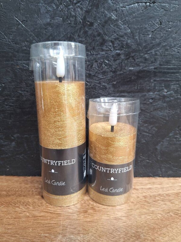 Countryfield stompkaars | Rustiek led Goud | 2 Maten