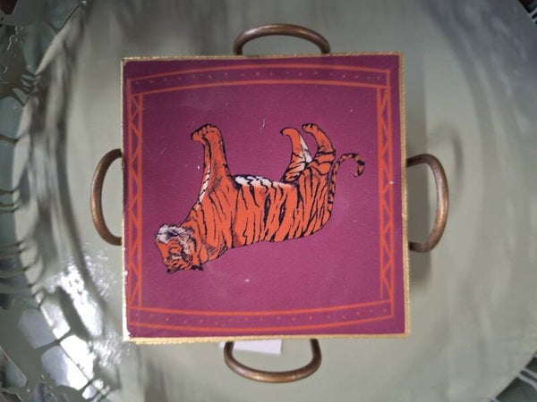 Rekje met 6 Unieke Onderzetters | Stijlvol & Praktisch Animal