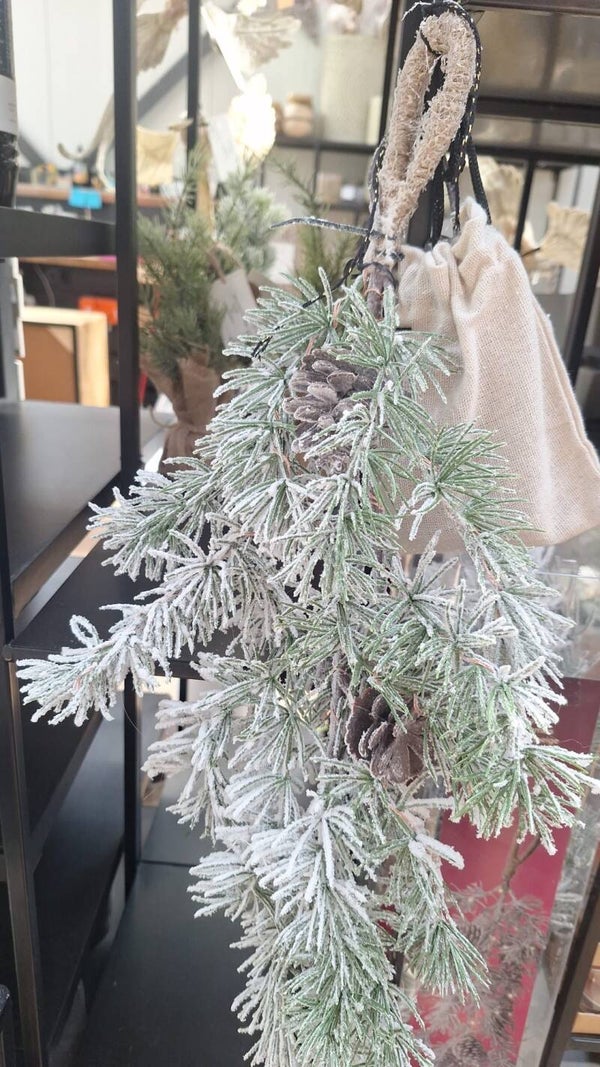 Kerststak hanger met licht