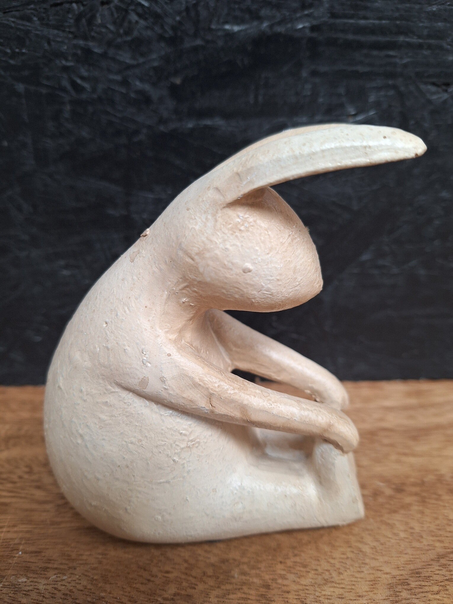 Ornament Konijn | Yoga | Beton | Beige