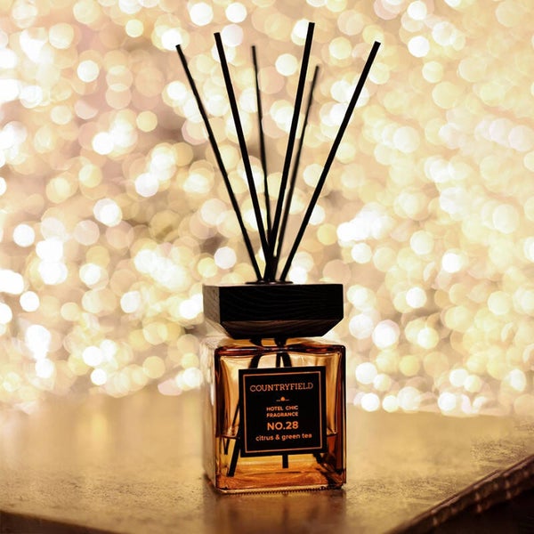 Hotel chic geurstokjes Amber |  No.28 Citrus & green tea  | 50 ml |