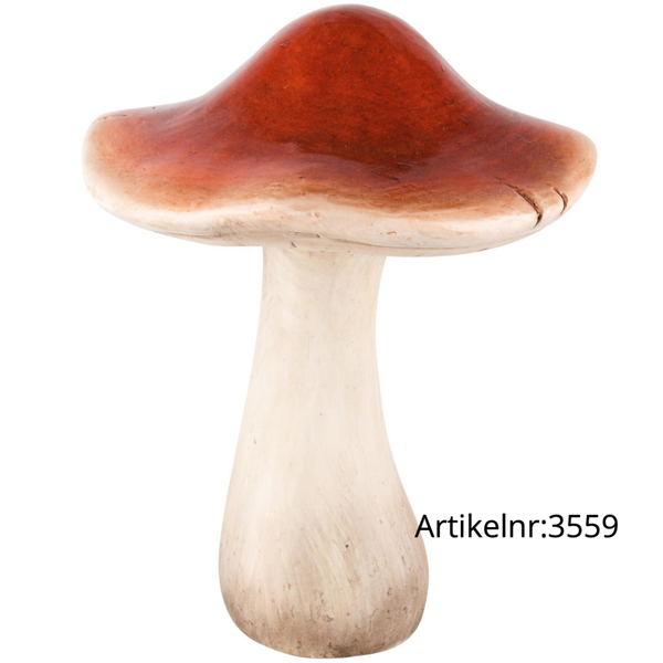 Paddenstoel | Wit - Bruin | Dolomiet | 2 maten
