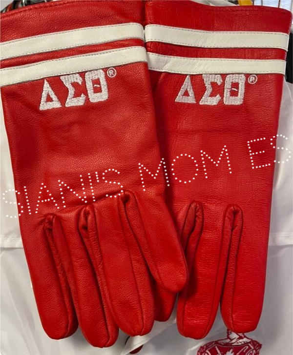 Red Leather Gloves