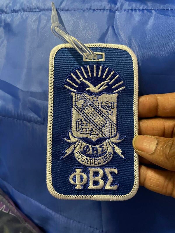 Phi Beta Sigma luggage tag