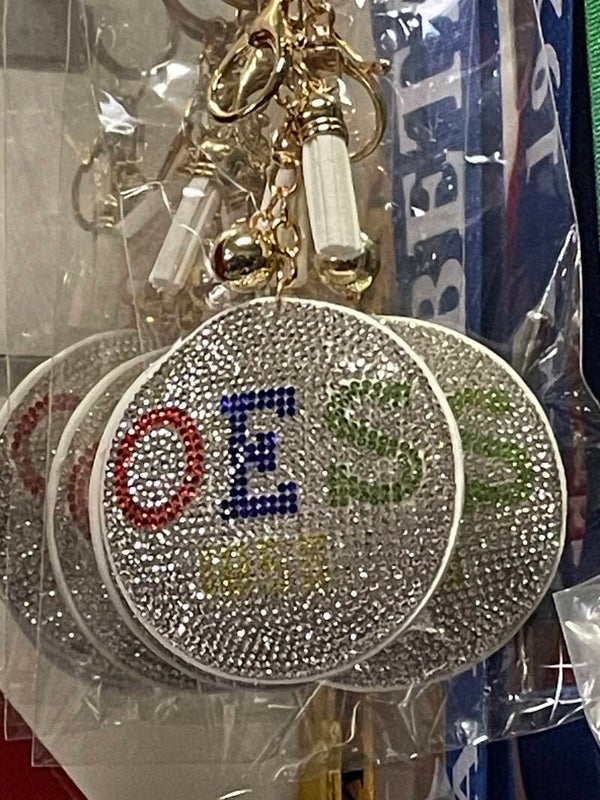 OES purse charm keychain