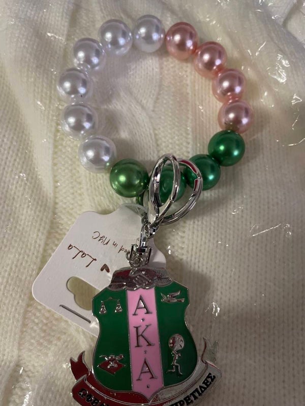 AKA bracelet and keychain
