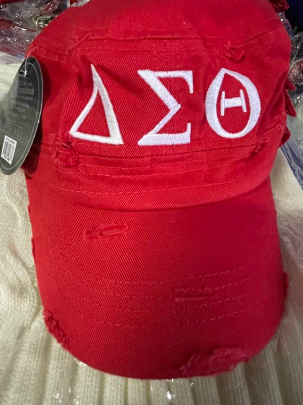 DST Red Safari Baseball Cap