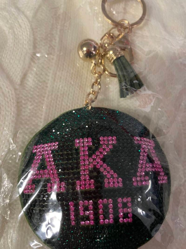 AKA rhinestone key chain