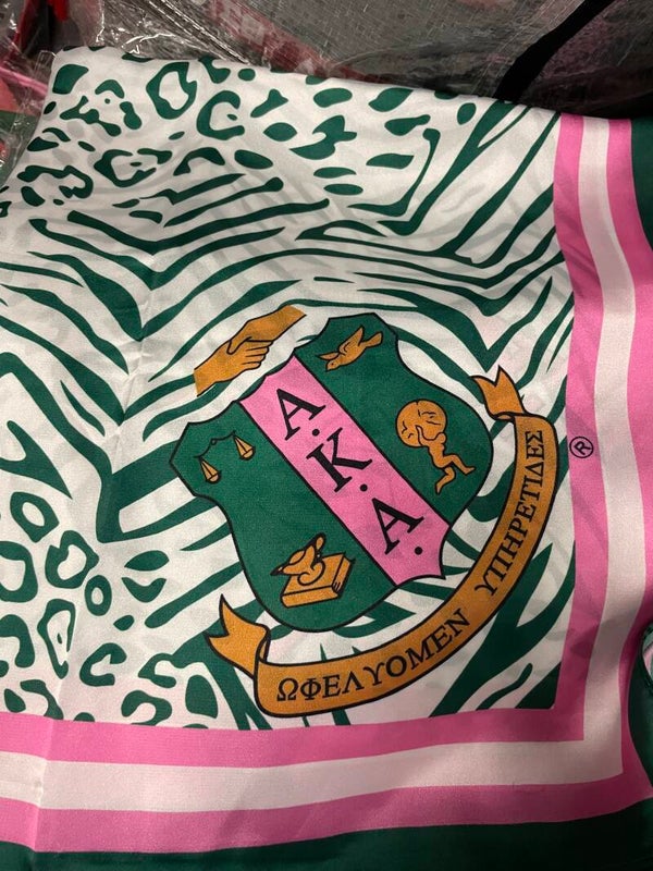 AKA Lg silk scarf
