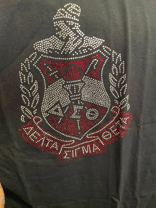 Minerva Rhinestone Crest tee