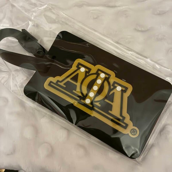 Alpha PVC luggage tag