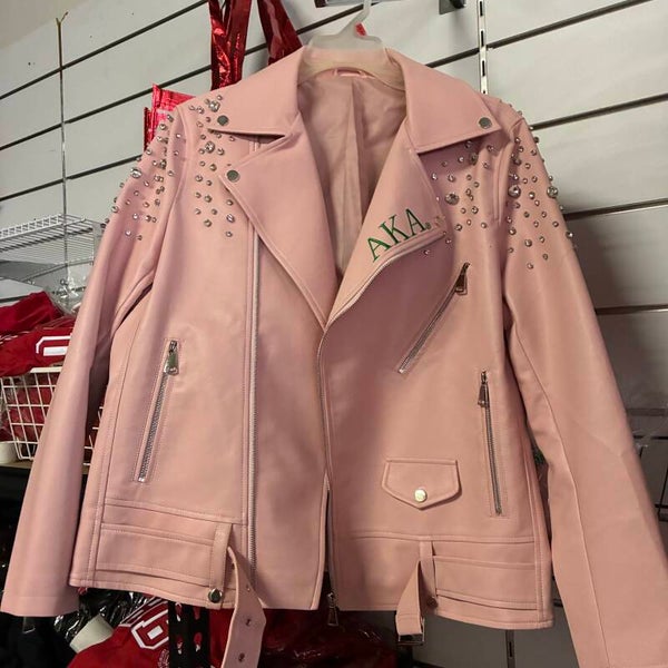 AKA faux leather jacket
