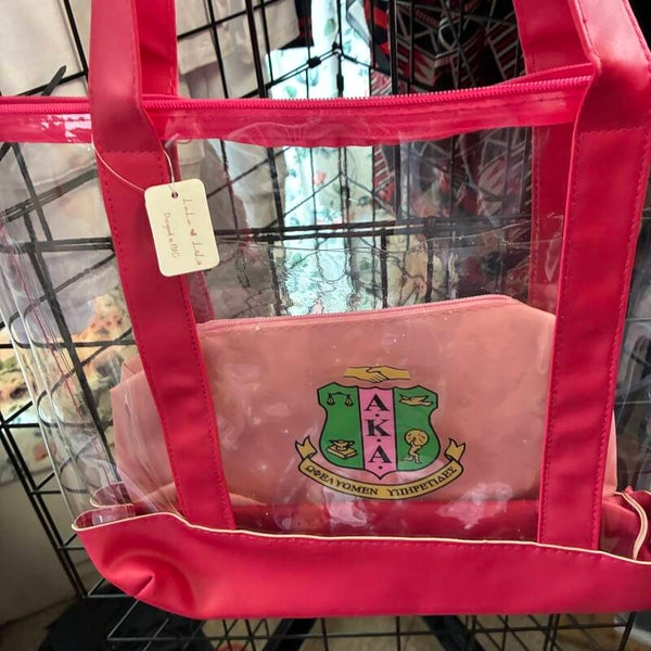 2 pc AKA clear tote bag
