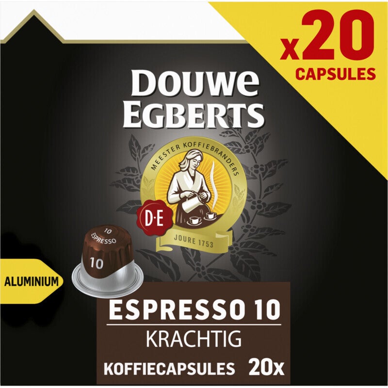 Capsulas cafe Douwe Egberts No.10 x 20 capsulas