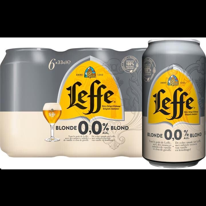 Leffe Cervezas 0.0 origen Belgica 6x330ml