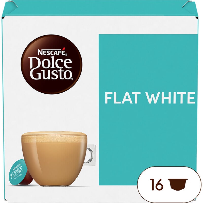 Nescafé Dolce Gusto Flat white x16 caps.