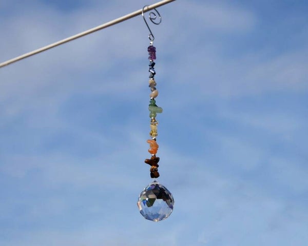 Chakra and Silver Suncatcher 30mm