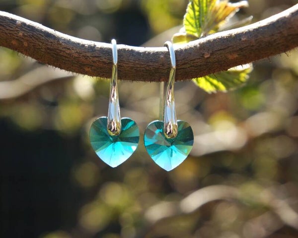 Blue Zircon Earrings