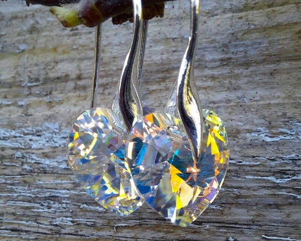 Crystal AB Earrings large