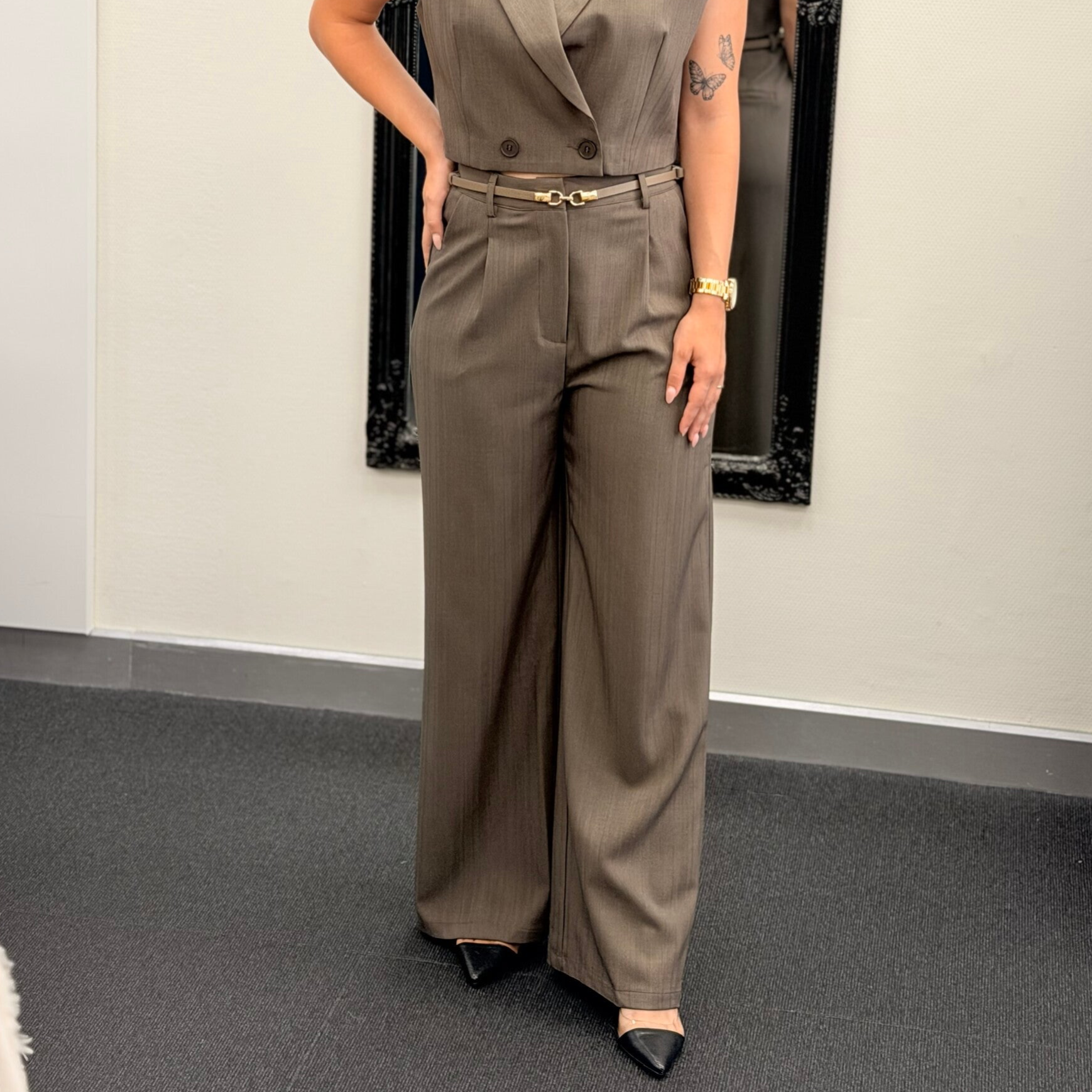 Bruin Wide Leg Pantalon