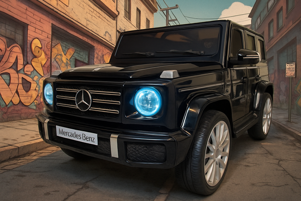 Mercedes G500 metallic zwart