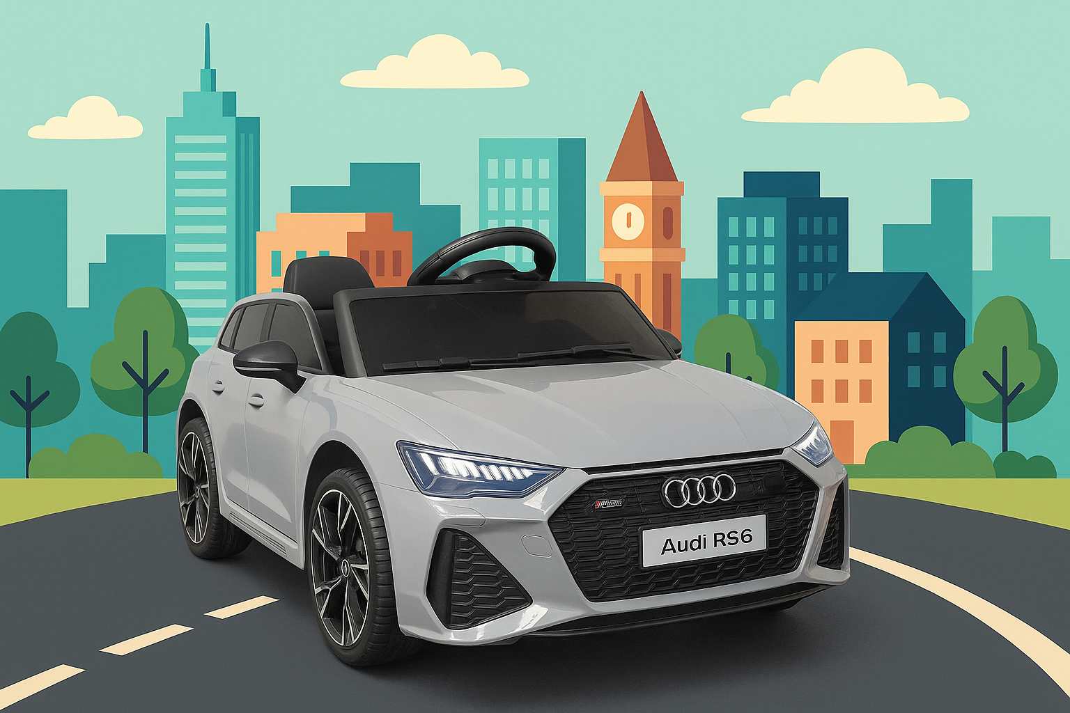 Audi RS 6 Elekrische kinderauto